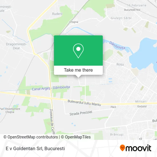 E v Goldentan Srl map