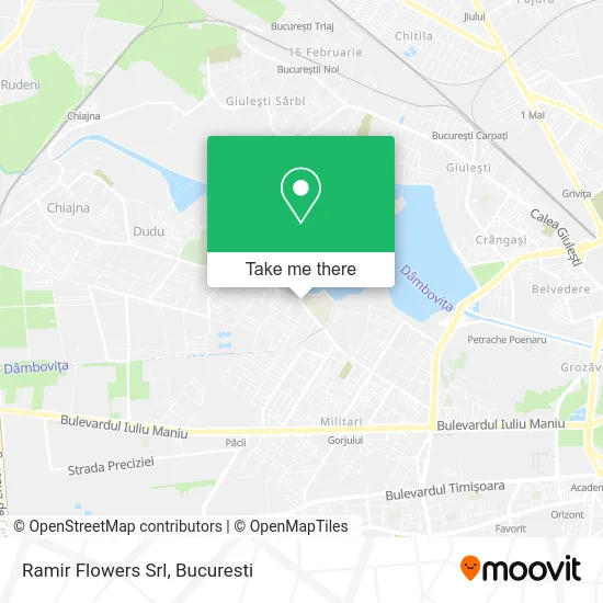 Ramir Flowers Srl map