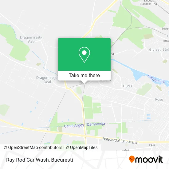 Ray-Rod Car Wash map