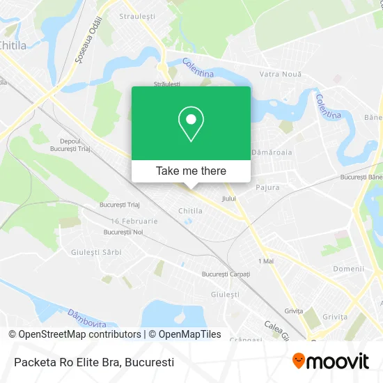 Packeta Ro Elite Bra map