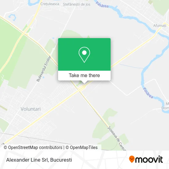 Alexander Line Srl map