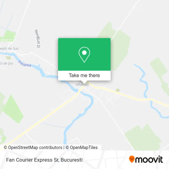 Fan Courier Express Sr map