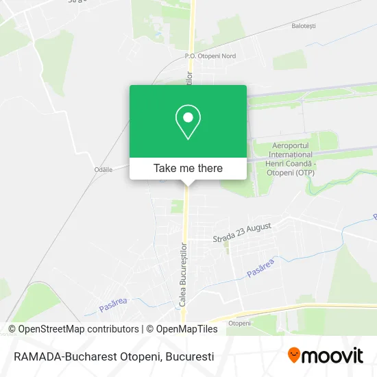 RAMADA-Bucharest Otopeni map