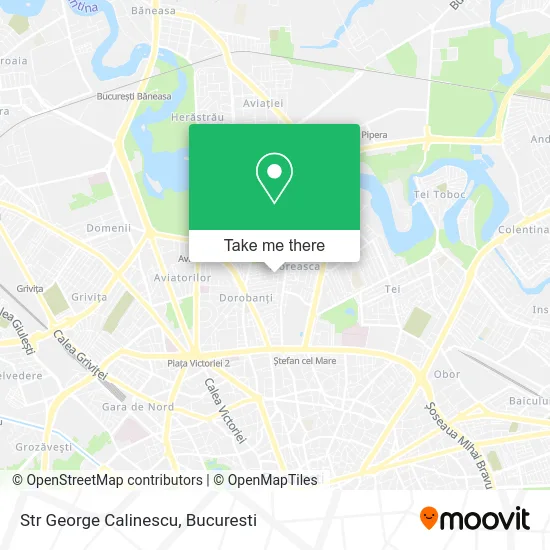 Str George Calinescu map