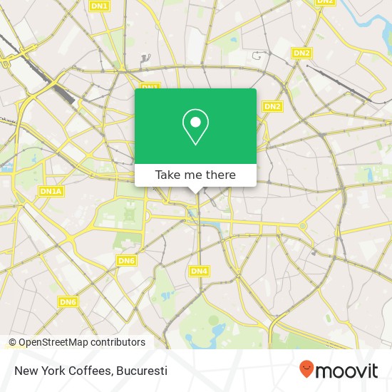 New York Coffees map