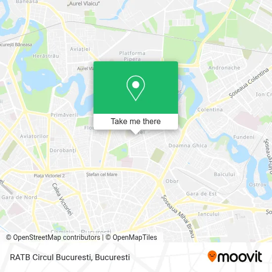 RATB Circul Bucuresti map