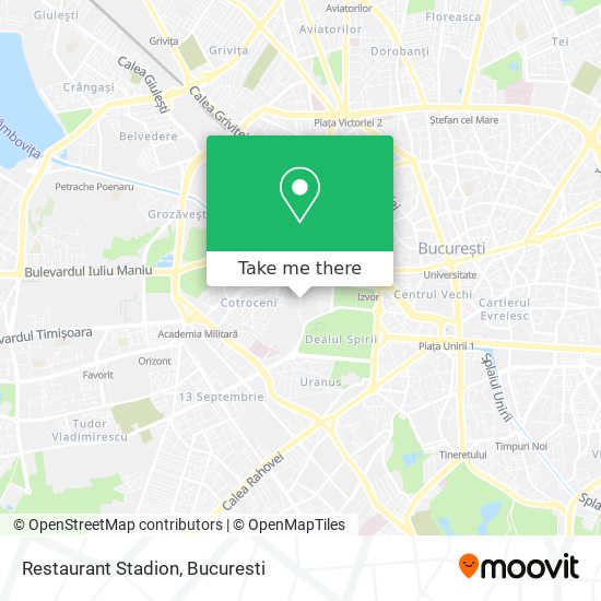 Restaurant Stadion map