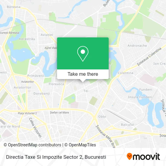 Directia Taxe Si Impozite Sector 2 map