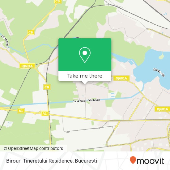 Birouri Tineretului Residence map