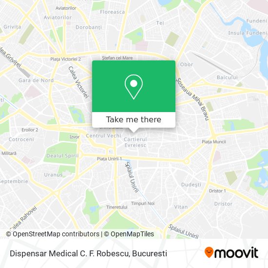 Dispensar Medical C. F. Robescu map