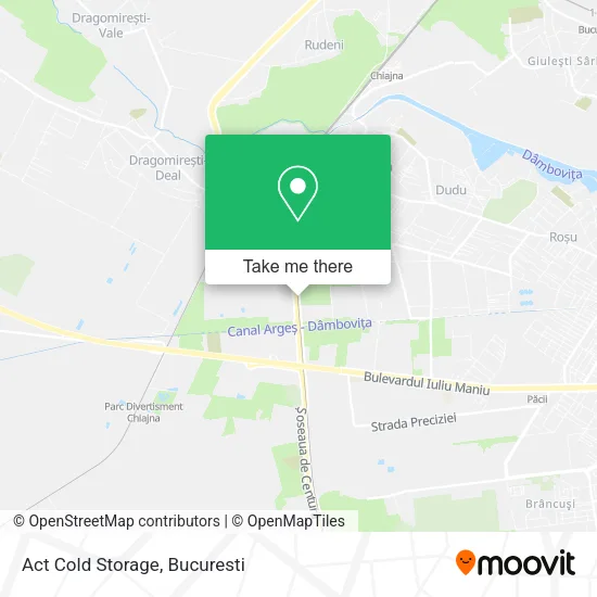 Act Cold Storage map