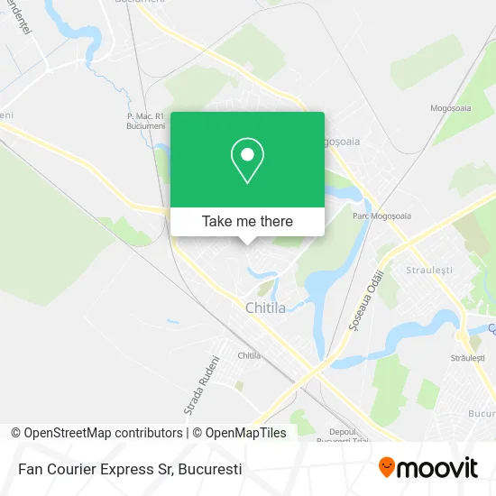 Fan Courier Express Sr map