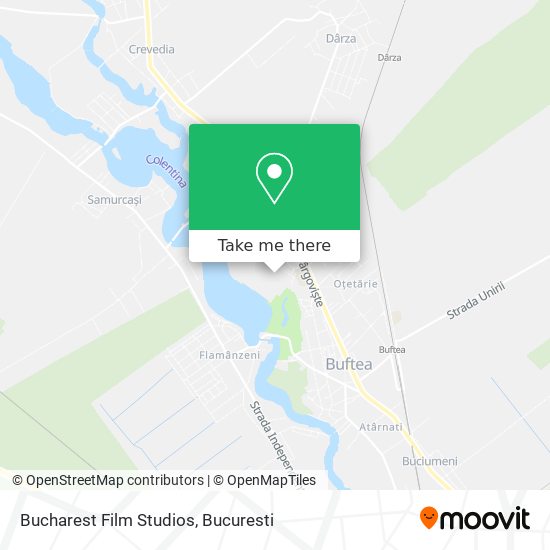 Bucharest Film Studios map