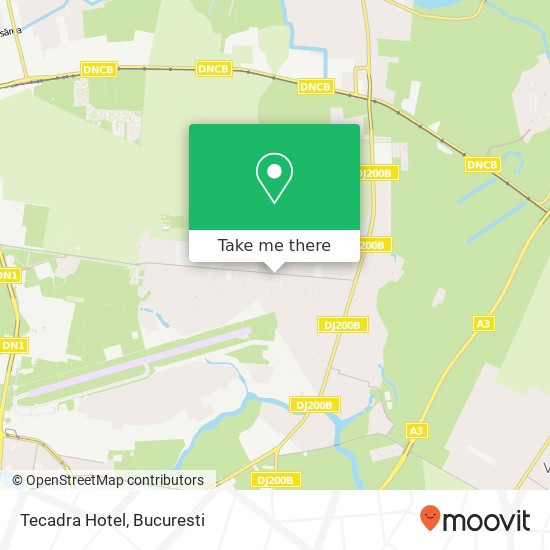 Tecadra Hotel map