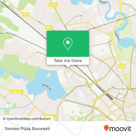 Domino Pizza map