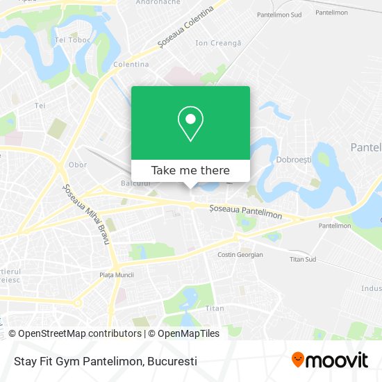 Stay Fit Gym Pantelimon map