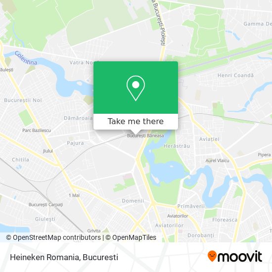 Heineken Romania map