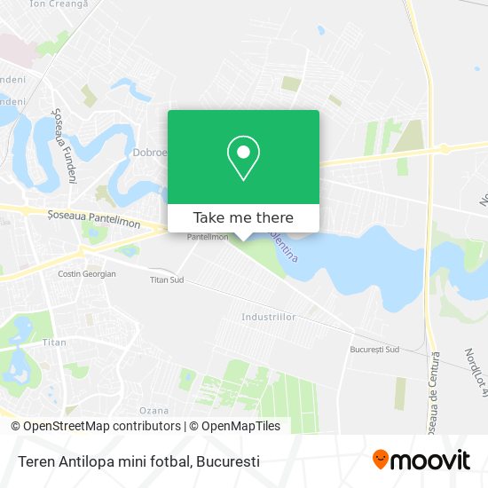 Teren Antilopa mini fotbal map