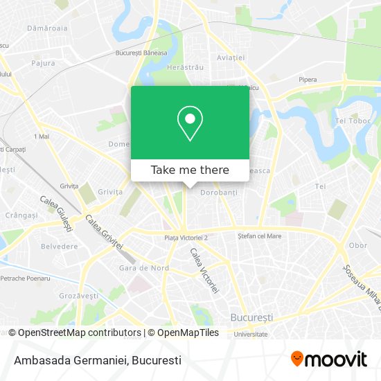Ambasada Germaniei map