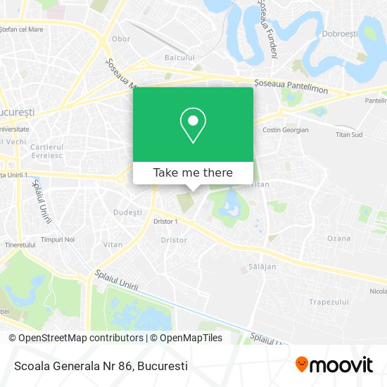 Scoala Generala Nr 86 map