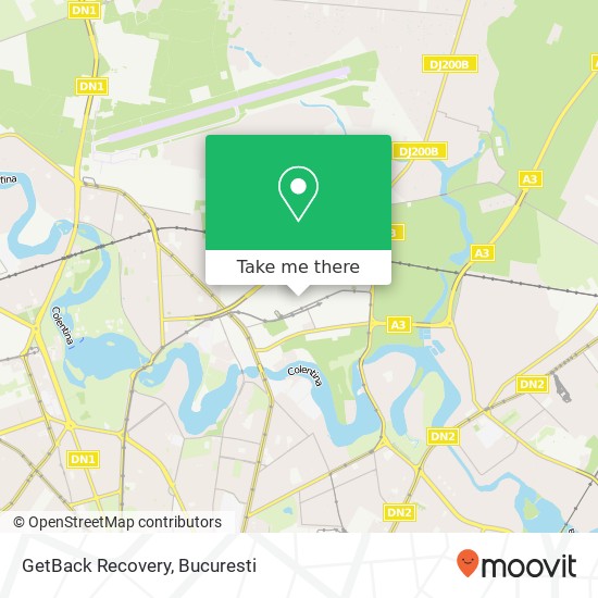 GetBack Recovery map