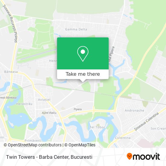 Twin Towers - Barba Center map