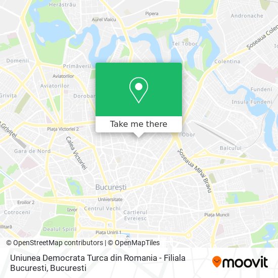 Uniunea Democrata Turca din Romania - Filiala Bucuresti map