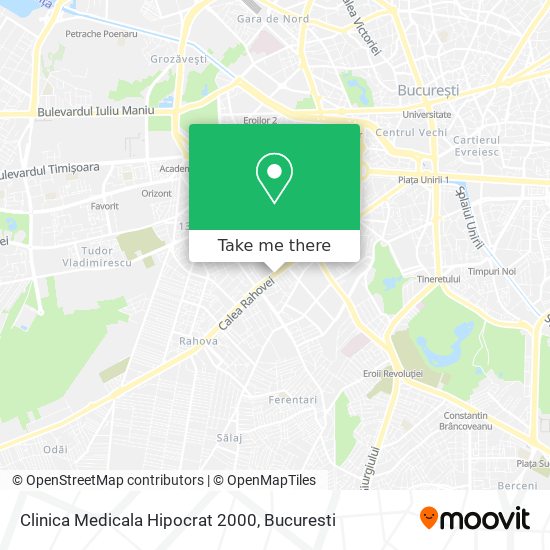 Clinica Medicala Hipocrat 2000 map