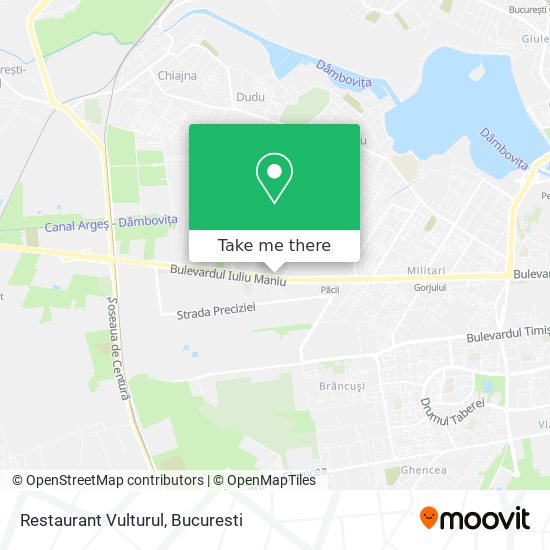 Restaurant Vulturul map