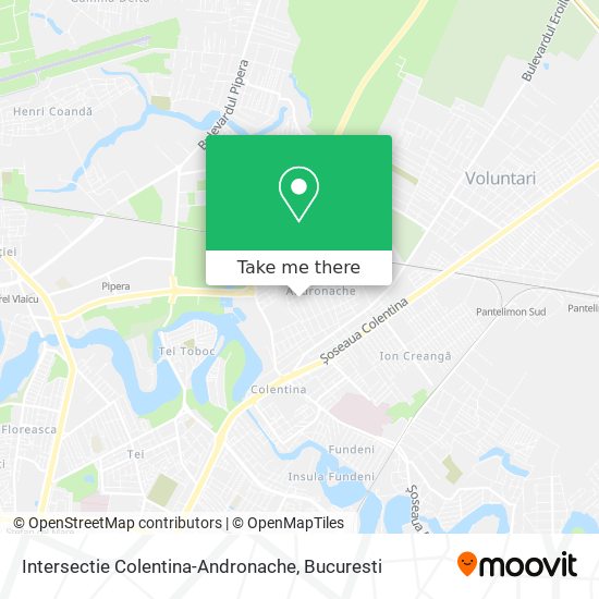 Intersectie Colentina-Andronache map