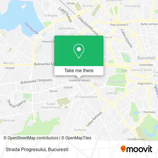 Strada Progresului map