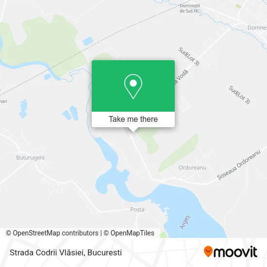 Strada Codrii Vlăsiei map