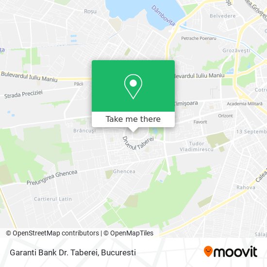Garanti Bank Dr. Taberei map