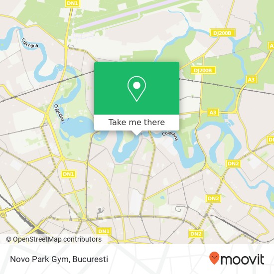 Novo Park Gym map