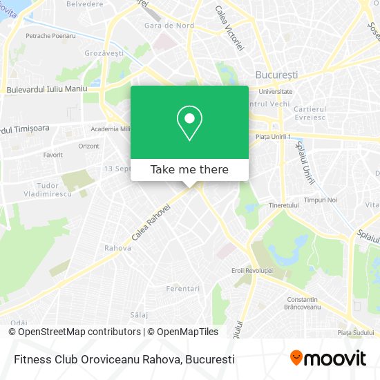 Fitness Club Oroviceanu Rahova map