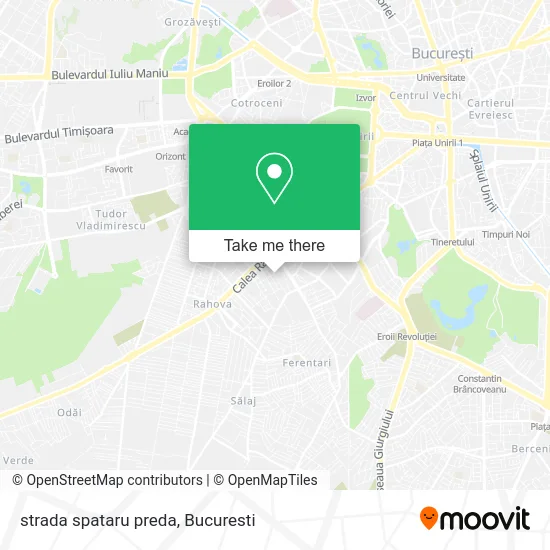 strada spataru preda map