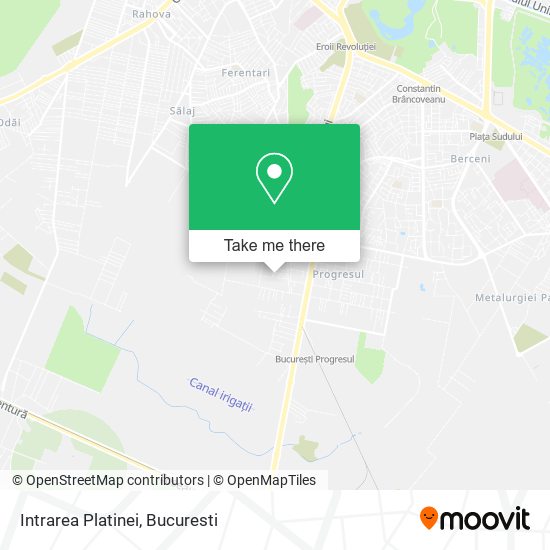 Intrarea Platinei map
