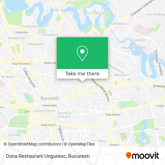 Duna Restaurant Unguresc map