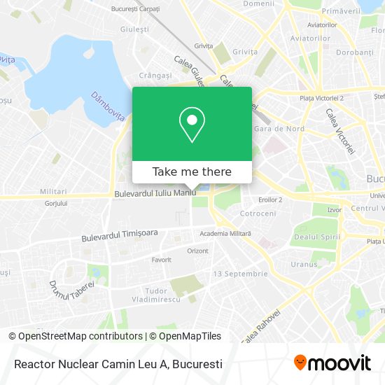 Reactor Nuclear Camin Leu A map