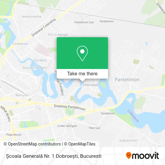Școala Generală Nr. 1 Dobroești map