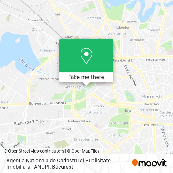 Agentia Nationala de Cadastru si Publicitate Imobiliara | ANCPI map
