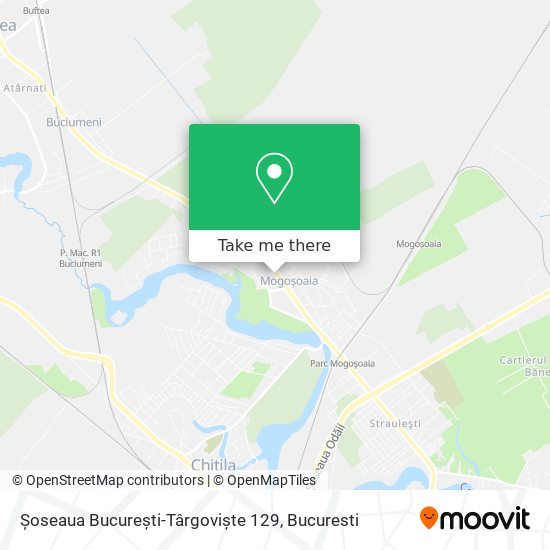 Șoseaua București-Târgoviște 129 map