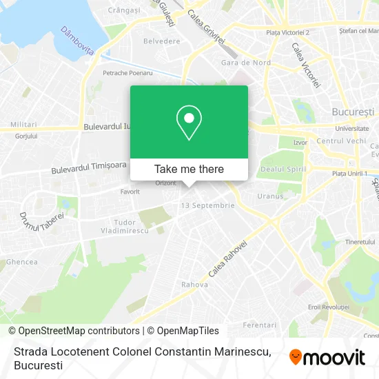 Strada Locotenent Colonel Constantin Marinescu map