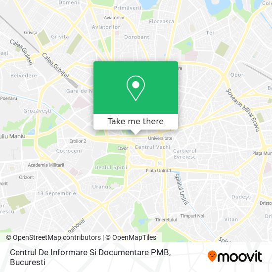 Centrul De Informare Si Documentare PMB map