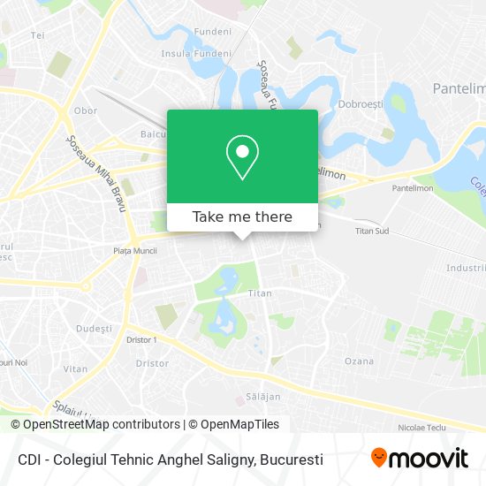 CDI - Colegiul Tehnic Anghel Saligny map