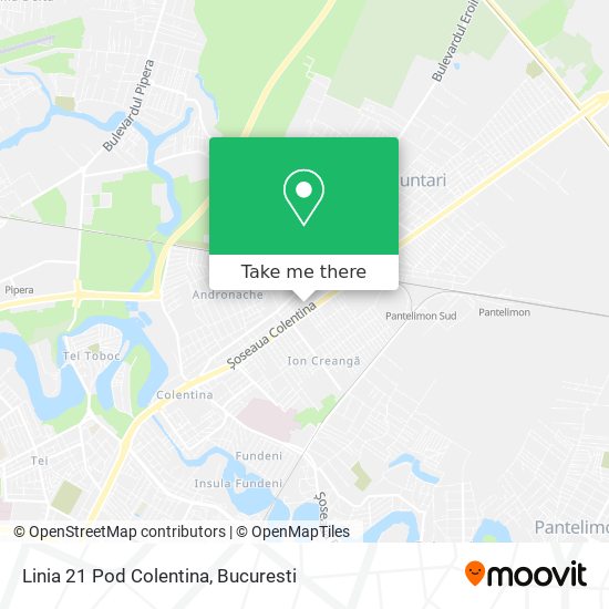 Linia 21 Pod Colentina map