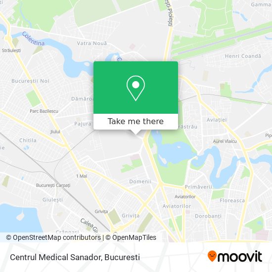 Centrul Medical Sanador map