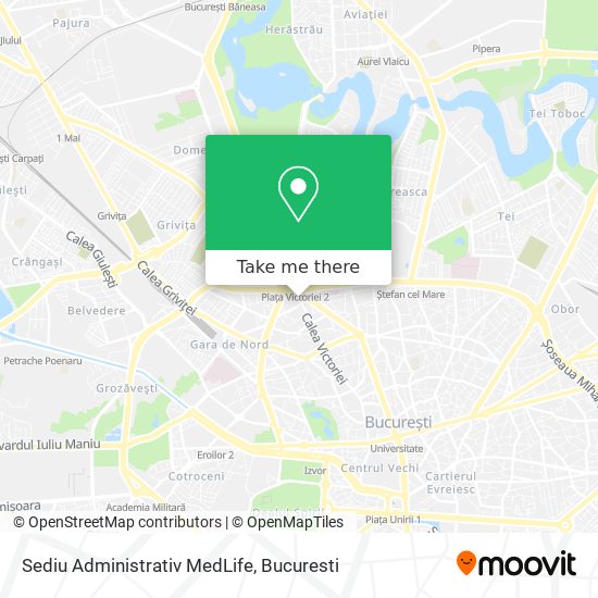 Sediu Administrativ MedLife map