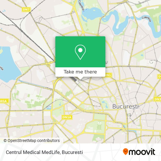 Centrul Medical MedLife map
