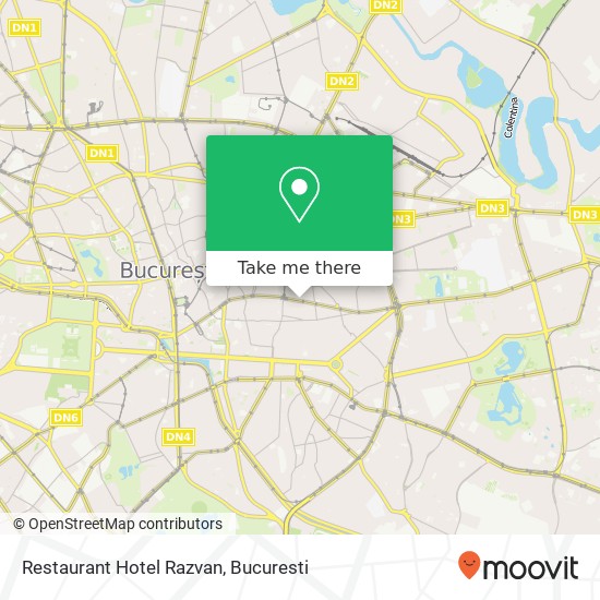 Restaurant Hotel Razvan map